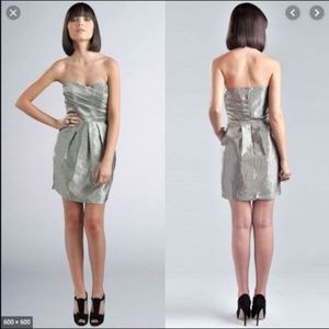 NWT Anthropologie Greylin Metallic Cocktail Dress